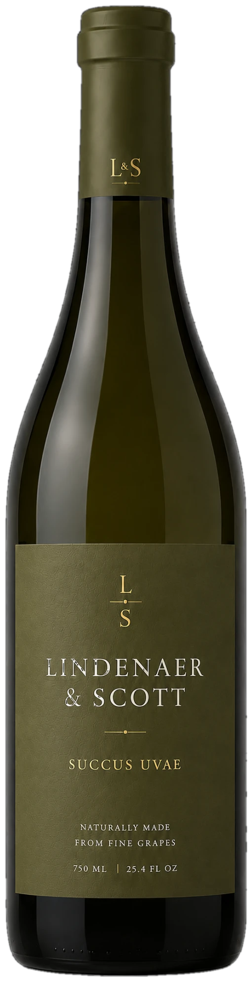 Succus Uvae Bianco in a wine bottle